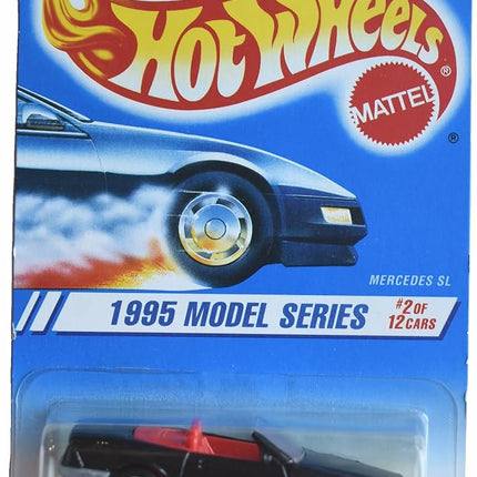 Hot Wheels Mercedes SL, 1995 Model Series 2/12 [Silver/Black]