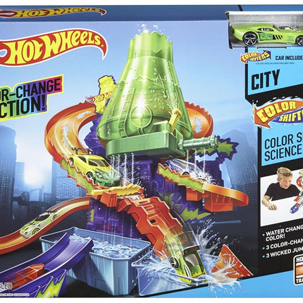 Mattel Hot Wheels Colour Shifter CCP76 Laboratory Playset, Model Cars