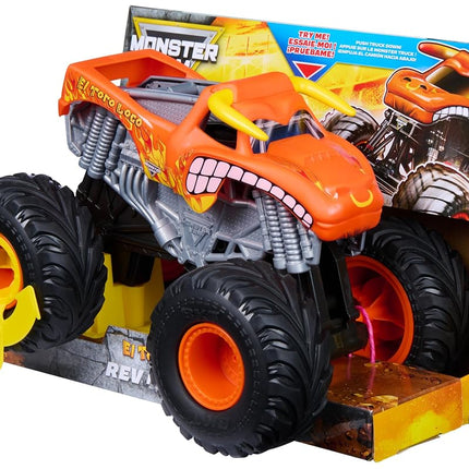 Monster Jam, Official El Toro Loco Rev ‘N Roar 1:18 Scale Monster Truck, Kids Toys for Boys & Girls Ages 3 and up