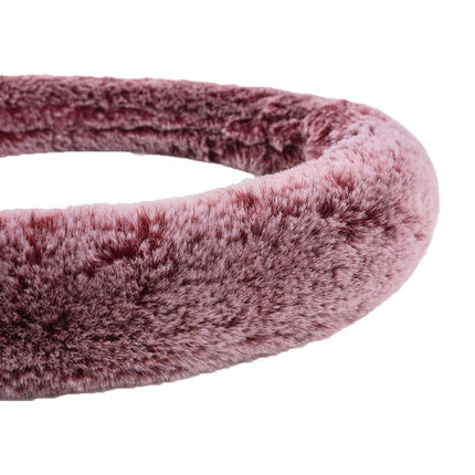 FH Group FH2011RED Steering Wheel Cover Cute and Fluffy Koala Bear Universal Plush Steering Wheel Cover fits most Cars, Trucks, SUVs, and Vans, Red