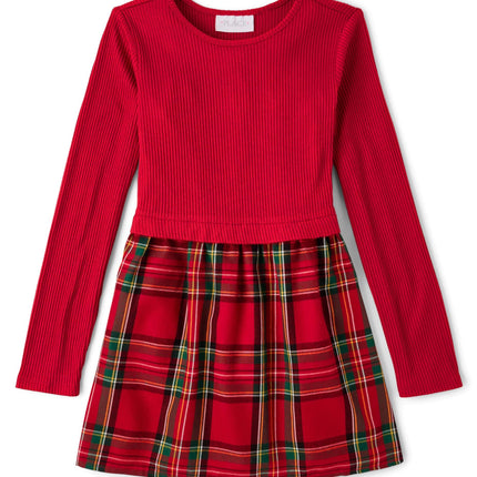 The Children's Place Girls' Long Sleeve Everyday D