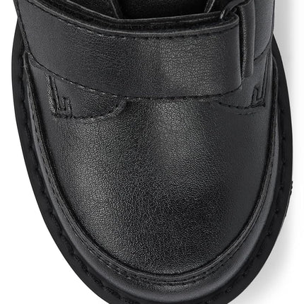 Chaussures habillées Gymboree pour garçons et tout-petits, noires, 1 grand enfant