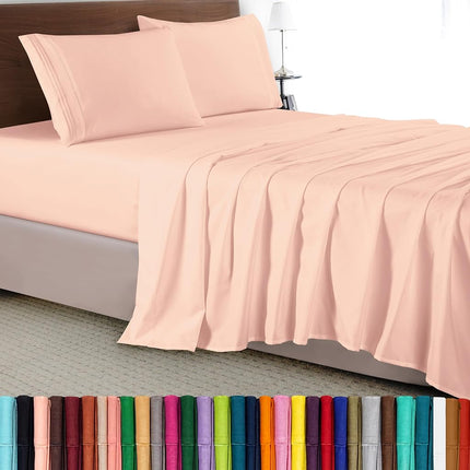Elegant Comfort Luxury 4-Piece Bed Sheet Set - Lux
