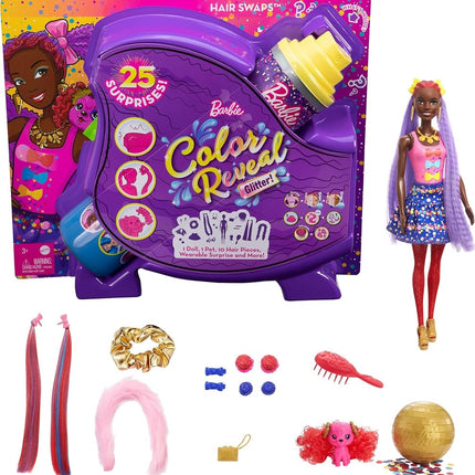 Barbie HBG40 - Color Reveal Bows lalka zmiany włos