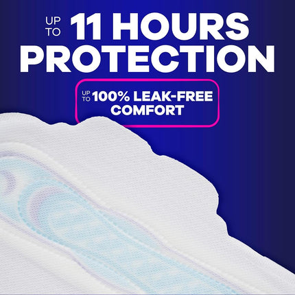 Always Ultra Thin Size 4, Overnight Feminine Pads with Wings, Unscented, 28 count - Pack of 3 (84 Total Count) (Packaging May Vary)