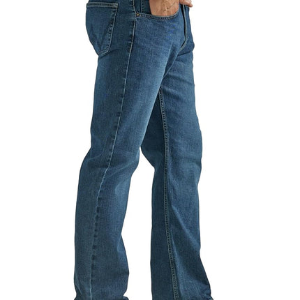 Wrangler Pantalones vaqueros retro de corte ajustado para hombre, Dunn, 33W x 32L
