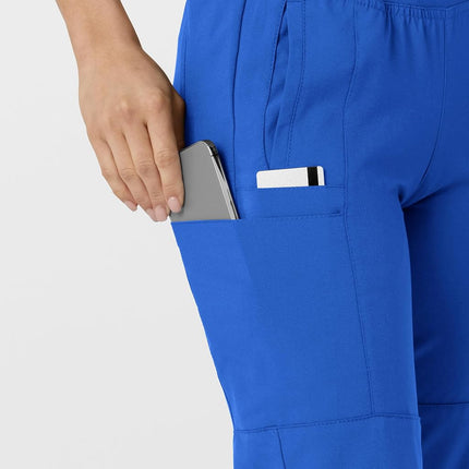 WonderWink W123 Women's 5555 Comfort Waist Jogger Pant, Royal, Small Petite