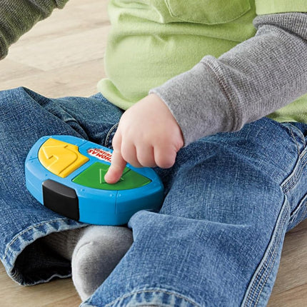 Thomas & Friends Fisher-Price My First Thomas & Friends R/C Thomas, battery-powered remote-controlled train engine with character phrases for toddlers, GPV86