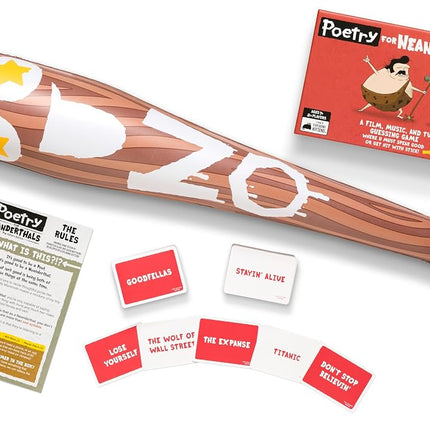 Exploding Kittens Poetry for Neanderthals Pop Culture Edition Board Game