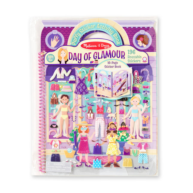 Melissa & Doug Puffy Sticker Activity Book: Day of