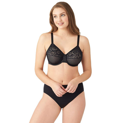 Wacoal Women's Visual EIIects Minimizer Bra Iull Coverage, Black, 36 I