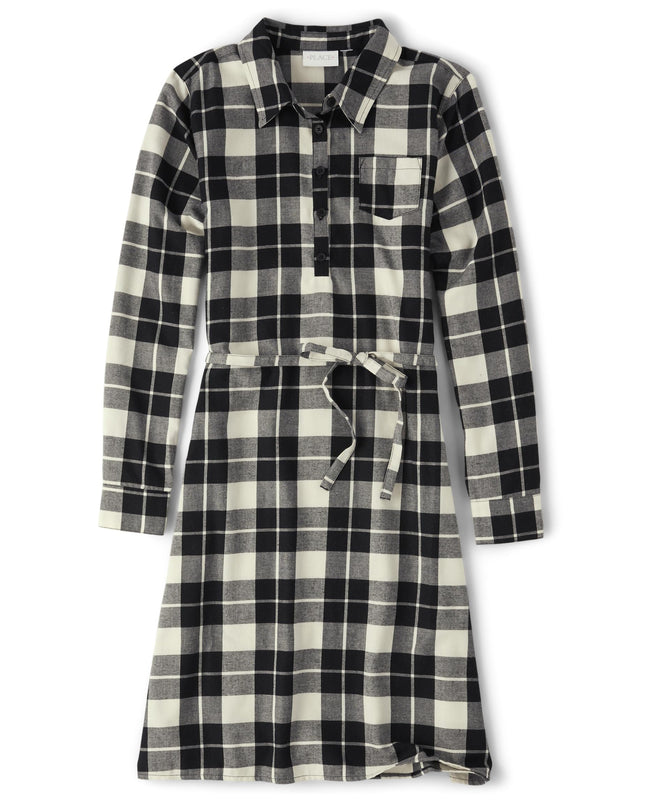 The Children's Place Women's Fall Plaid Long Sleev