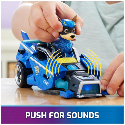 Paw Patrol: The Mighty Movie, Airplane Toy with Skye Mighty Pups Action Figure, Lights and Sounds, Kids Toys for Boys & Girls 3+