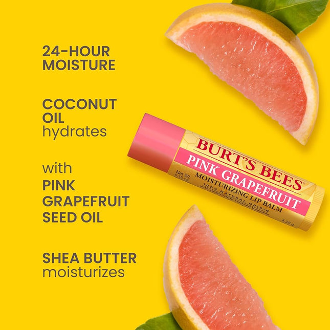 Burt's Bees 100% Natural Moisturizing Lip Balm