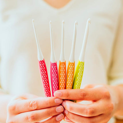 Prym Crochet Hook Set, Multicolor, Small (E, G, 7, H, J)