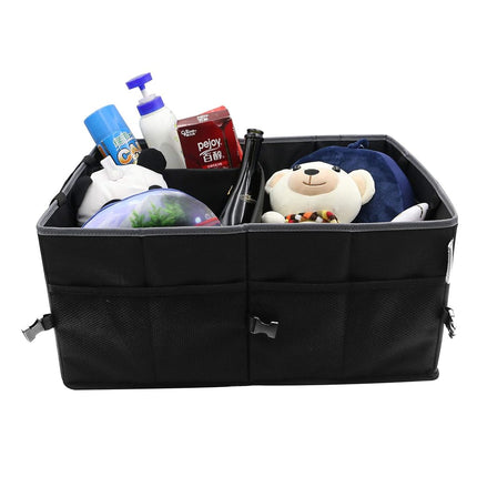 FH GROUP FH1141GRAY Collapsible Multi-Compartment Trunk, Cargo Car, Gray Storage Organizer