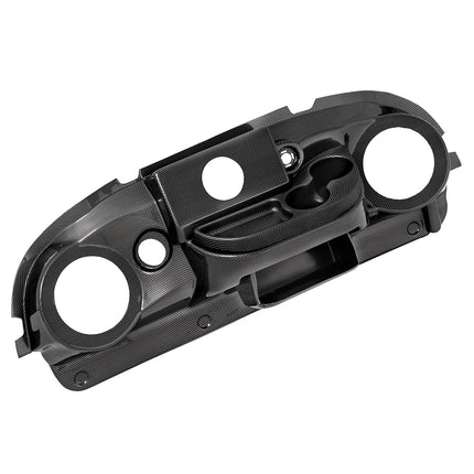 Funda de salpicadero ALMULOO compatible con todos los coches de golf Club Car Precedent, salpicadero de corte redondo, ABS de fibra de carbono