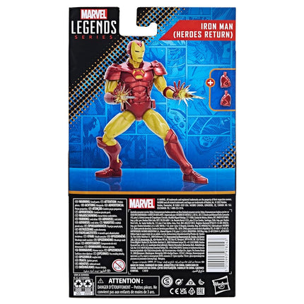 Marvel Legends Series Comics Iron Man (Heroes Return) 6-Inch Action Figures