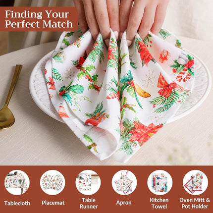 Maison d' Hermine Cloth Napkins Set of 4 Reusable 100% Cotton (20" x 20")