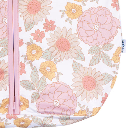 Gigoteuse unisexe pour bébé Gerber, motif rétro fleuri, 0-6 mois