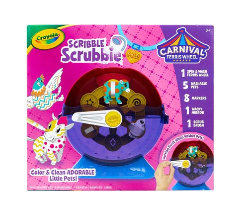 Crayola Scribble Scrubbie Pets Carnival Playset, P