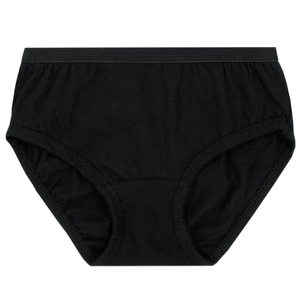 Fruit of the Loom Girls' Tag Free Cotton Brief Underwear Multipacks, Brief - 20 Pack - Black/Pink/Grey, 8