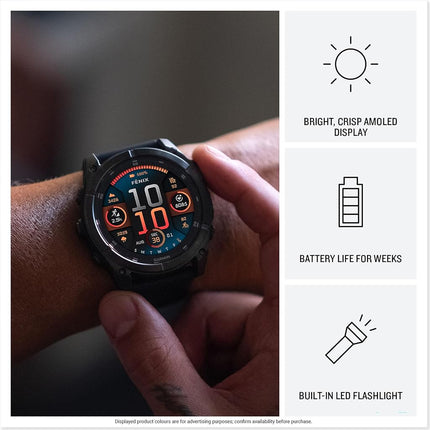 Garmin fēnix 8, 47mm Premium GPS multisport smartwatch, Slate Grey
