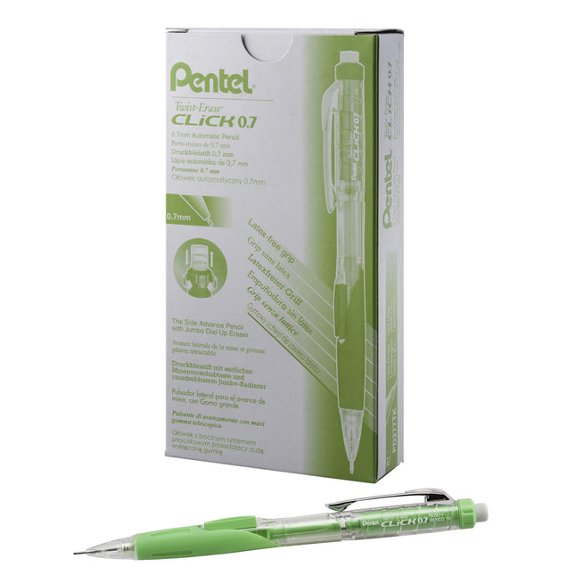 Pentel Twist-Erase CLICK Mechanical Pencil, (0.7mm