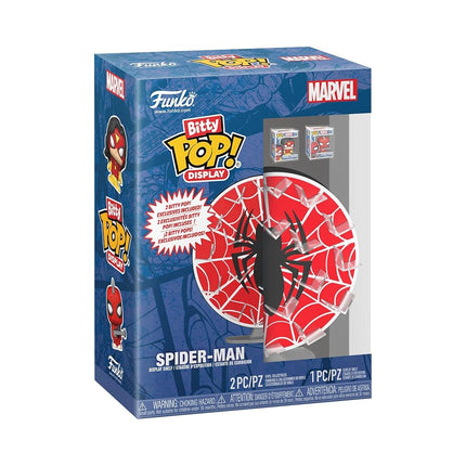 Funko Bitty POP! Display: Spider-Man Web with Woma