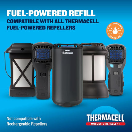 Thermacell Mosquito Repellent Refills, 36 Hrs Protection; Compatible with Any Fuel-Powered Repeller; Highly Effective, Long Lasting, No Spray or Mess; 15 Foot Zone of Mosquito Protection