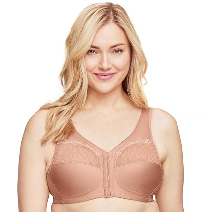 Glamorise MagicLift Natural Shape Front-Closure Wirefree Bra 1210 (Women's & Women's Plus)