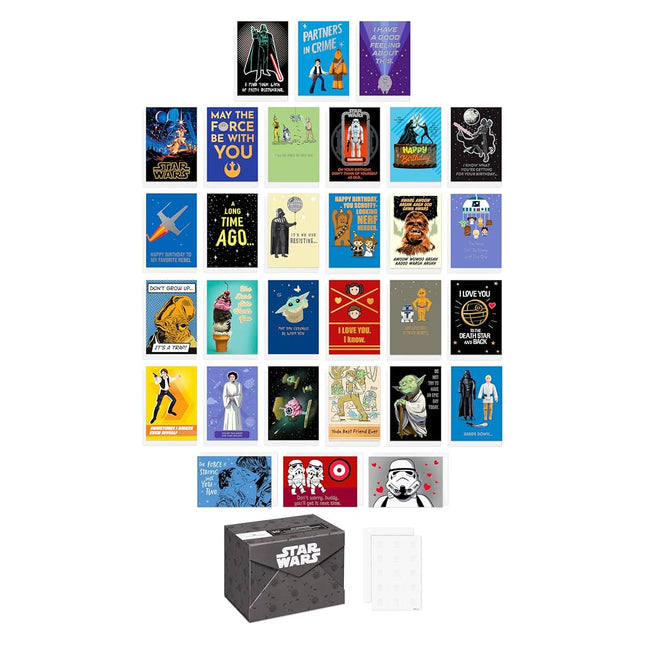 American Greetings Star Wars All Occasion Deluxe Boxed Card Assortment with Envelopes (30-Count)