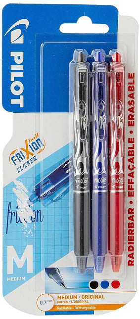 Pilot Frixion Clicker Retractable Erasable Rollerb