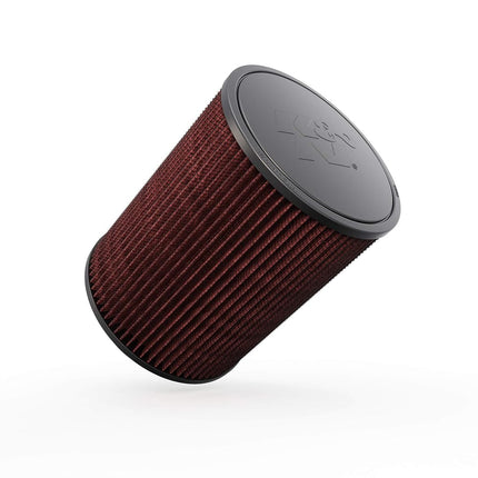 K&N Universal Clamp-On Air Filter: High Performance, Premium, Washable, Replacement Engine Filter: Flange Diameter: 4 In, Filter Height: 9 In, Flange Length: 1 In, Shape: Round, RD-1460