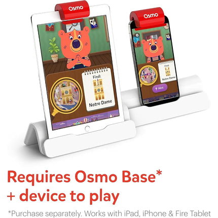 Osmo - Detective Agency - Ages 5-12 - Solve Global Mysteries - STEM Toy - For iPad or Fire Tablet (Osmo Base Required)