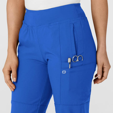 WonderWink W123 Women's 5555 Comfort Waist Jogger Pant, Royal, X-Small