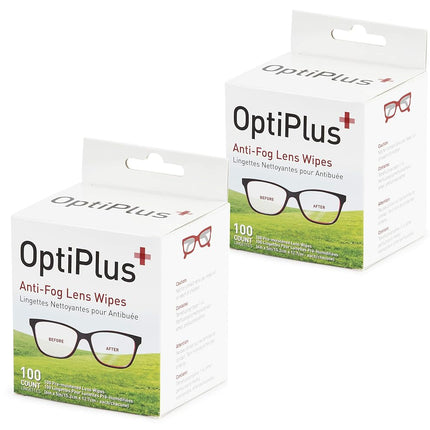 OptiPlus 200-Count Pre-Moistened Anti-Fog Lens Wip
