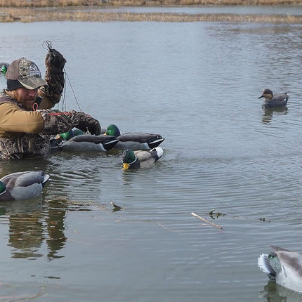 MOJO Outdoors Texas-Style Decoy Rig, Hunting Gear and Outdoor Accesories for Decoys and Duck Hunting, 4 oz, 36",Black