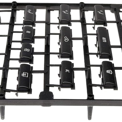 Dorman 76833 HVAC Control Button Kit for Select Saab Models, Black