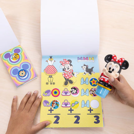 Melissa & Doug Sticker Wow!� Disney Minnie Mouse Bundle: 24-Page Activity Book, Refillable Sticker Stamper, Mini Pad, 500 Stickers, Arts and Crafts for Kids Ages 3+