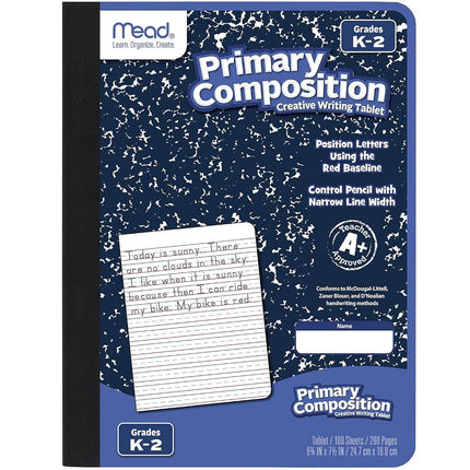 Mead Primary Composition Notebook, Wide Ruled Pape
