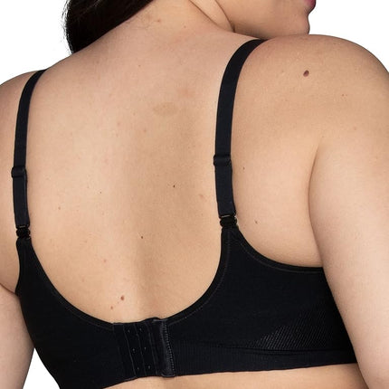 Vanity Fair Women's Beyond Comfort Seamless Bra, Available in Sizes S-2XL, Midnight Black, S
