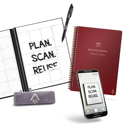 Rocketbook Everyday Planner Smart Reusable Pages, 