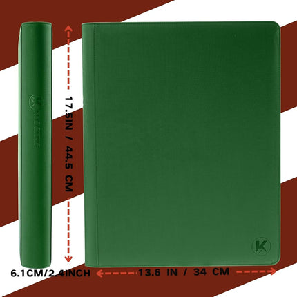 KUOOKING 1408+ Pockets Trading Card Binder (Green)
