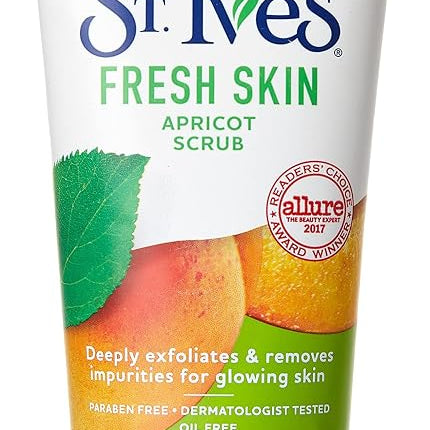 St. Ives Face Scrub Apricot 6 oz(Pack of 4)
