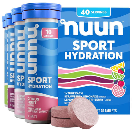 Nuun Sport Electrolyte Tablets for Proactive Hydra