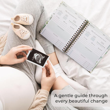 Beautiful Pregnancy Journal and Memory Book with Stickers and Keepsake Pocket - Lovely Gift for First Time Moms to Be - The Perfect Planner to Track Your Little Ones Life-Changing Journey
