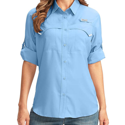 Women's UPF 50+ Sun Protection Shirts Long Sleeve 