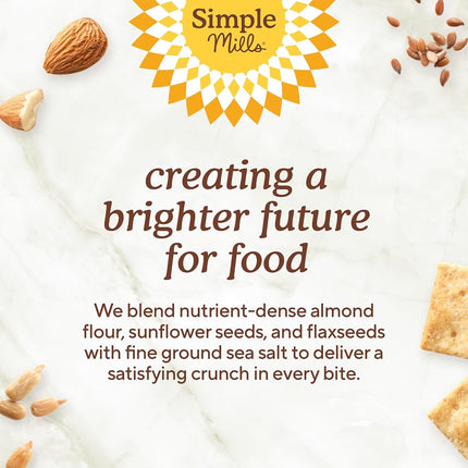 Simple Mills Almond Flour Crackers, Sundried Tomato/Basil, 4.25 Oz