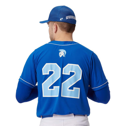 Camiseta de béisbol con botones y ribete Heater de CHAMPRO